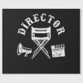 映画監督映画製作者ディレクター長 ラッピングペーパー (フラット)