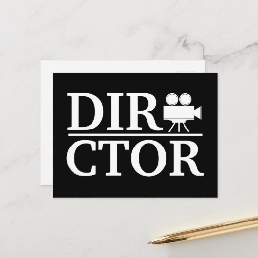 映画監督 ポストカード (正面/裏面インサイチュ)