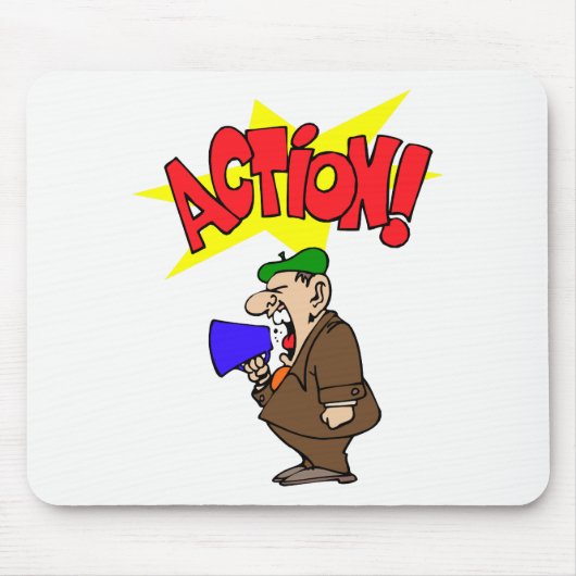 映画監督 マウスパッド (正面)