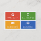 映画監督 - 創造的なモダンなメトロスタイル 名刺 (裏面)