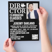 映画監督，映画製作クラ広告ス チラシ (手)