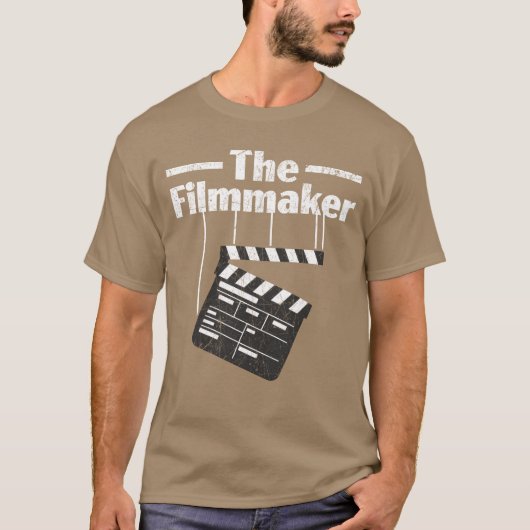 映画監督 映画製作者 映画製作 映画 おもしろ Tシャツ (正面)