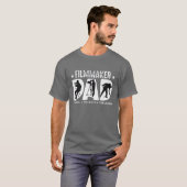 映画監督 Dadhe Idolhe Mythhe 映画監督 娘 Tシャツ (正面フル)