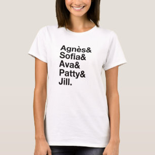 映画監督vol.1: AgnèsソフィアAvaハンバーグ及びジル Tシャツ