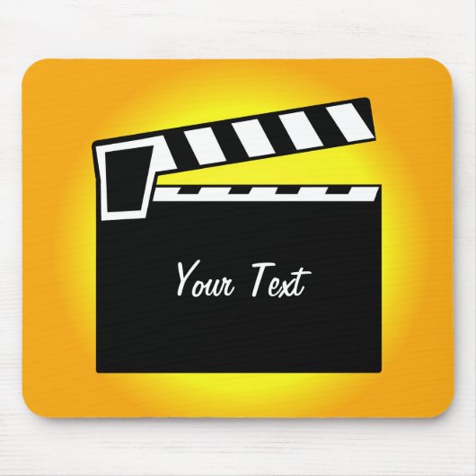 映画石板のClapperboard板 マウスパッド (正面)