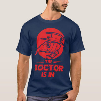 映画祭ハロウィン用ホラー疫病医師デザインr tシャツ