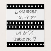 映画結婚テーマプレイスカードと一緒に (外部フラット)