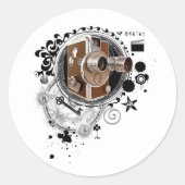 映画製作イメージの錬金術 ラウンドシール (正面)