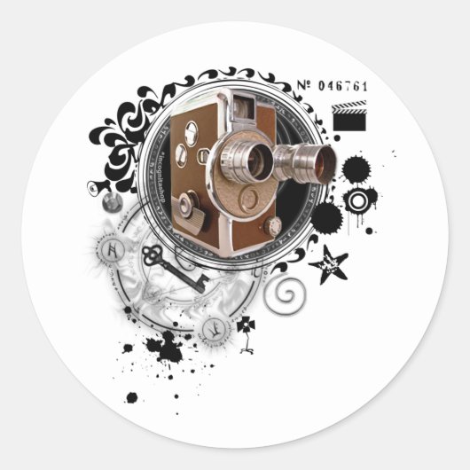 映画製作イメージの錬金術 ラウンドシール (正面)