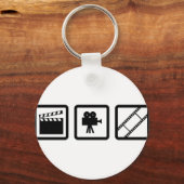 映画製作ギア キーホルダー (正面)