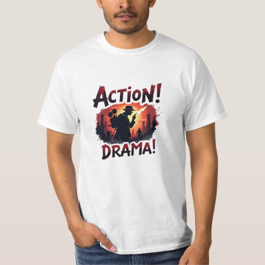 映画製作ラバーズギフトアイディア Tシャツ (正面)