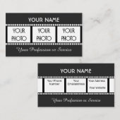 映画製作会社やビデオグラファー会社向け 名刺 (正面/裏面)