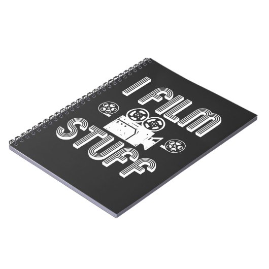 映画製作者のフィルム作成映画監督ギフトのアイディア ノートブック (左側)