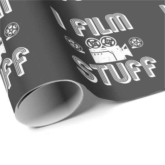 映画製作者のフィルム作成映画監督ギフトのアイディア ラッピングペーパー (ロールコーナー)