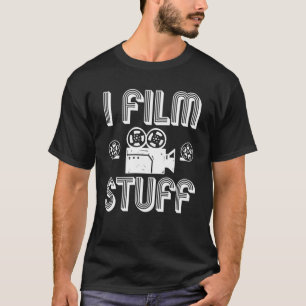 映画製作者のフィルム作成映画監督ギフトのアイディア Tシャツ