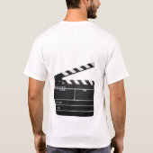 映画製作者の下見板のTシャツ Tシャツ (裏面)