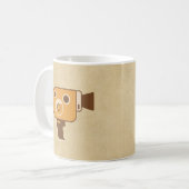 映画製作者の映画用カメラ コーヒーマグカップ (正面左)