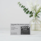 映画製作者の映画監督の生産者の名刺 名刺 (スタンド正面)