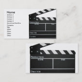 映画製作者の映画監督の生産者の名刺 名刺 (正面/裏面)