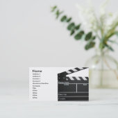 映画製作者の映画監督の生産者の名刺 名刺 (スタンド正面)