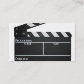 映画製作者の映画監督の生産者の名刺 名刺 (裏面)