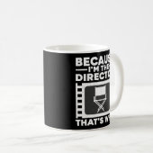 映画製作者の映画監督 コーヒーマグカップ (正面右)