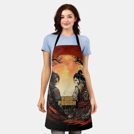 映画製作者カンフー映画ファイトシーンエプロン エプロン (着用した状態)