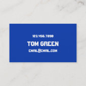 映画製作者ディレクターのプロデューサー 名刺 (裏面)