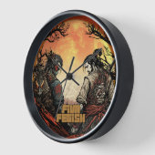 映画製作者ファイトシーンの壁時計 壁時計 (傾斜)