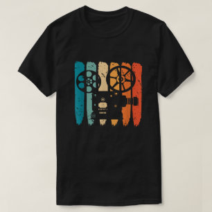映画製作者レトロ映画監督撮影者 Tシャツ