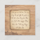 映画製作者、俳優、映画監督プロデューサーのギフトアイディア エンクロージャーカード (裏面)