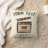 映画製作者、俳優、映画監督プロデューサーのギフトアイディア クッション (ブランケット)