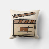 映画製作者、俳優、映画監督プロデューサーのギフトアイディア クッション (裏面)