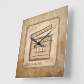 映画製作者、俳優、映画監督プロデューサーのギフトアイディア スクエア壁時計 (傾斜)