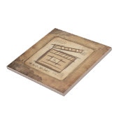 映画製作者、俳優、映画監督プロデューサーのギフトアイディア タイル (側面)