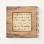 映画製作者、俳優、映画監督プロデューサーのギフトアイディア ノートブック (裏面)