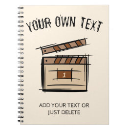 映画製作者、俳優、映画監督プロデューサーのギフトアイディア ノートブック