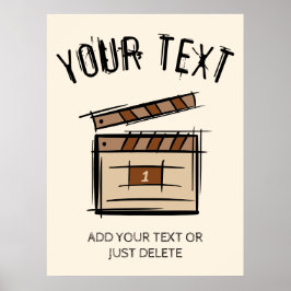 映画製作者、俳優、映画監督プロデューサーのギフトアイディア ポスター