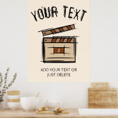 映画製作者、俳優、映画監督プロデューサーのギフトアイディア ポスター (キッチン)