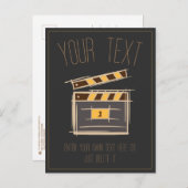 映画製作者、俳優、映画監督プロデューサーのギフトアイディア ポストカード (正面/裏面)