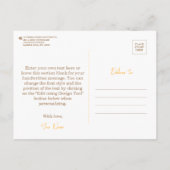 映画製作者、俳優、映画監督プロデューサーのギフトアイディア ポストカード (裏面)