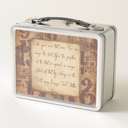 映画製作者、俳優、映画監督プロデューサーのギフトアイディア メタルランチボックス (裏面)