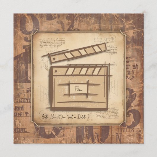 映画製作者、俳優、映画監督プロデューサーのギフトアイディア メニュー (正面)