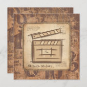 映画製作者、俳優、映画監督プロデューサーのギフトアイディア メニュー (正面/裏面)