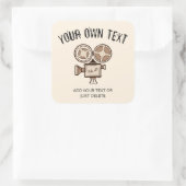 映画製作者、映画製作者、監督、俳優。 スクエアシール (バッグ)