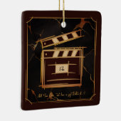 映画製作者、映画製作者、監督、俳優。 セラミックオーナメント (右)