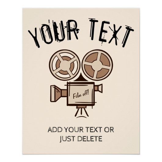 映画製作者、映画製作者、監督、俳優。 ポスター (正面)