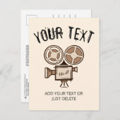 映画製作者、映画製作者、監督、俳優。 ポストカード (正面/裏面)