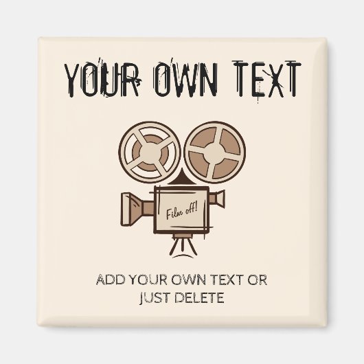 映画製作者、映画製作者、監督、俳優。 マグネット (正面)