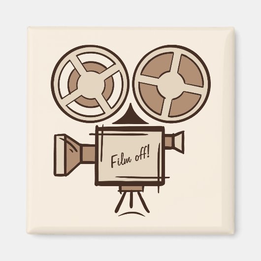 映画製作者、映画製作者、監督、俳優。 マグネット (正面)